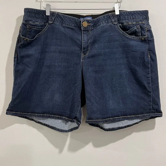 DEMOCRACY AbSolution Jean Shorts Size 24W - Picture 3 of 8